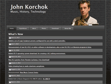 Tablet Screenshot of johnkorchok.com